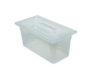 Food Pan Polypropeleyne - 1/3 x 150mm complete with Lid - Click Image to Close