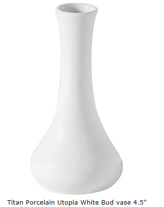 White Vase 4.5" - Click Image to Close