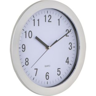 Silver Clock 290mm