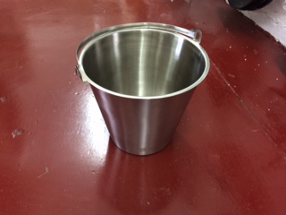 13lt Stainless Steel fat Bucket - Click Image to Close